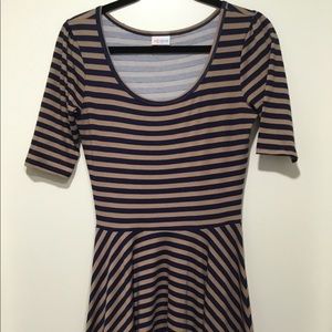 Lot of striped Lularoe dresses